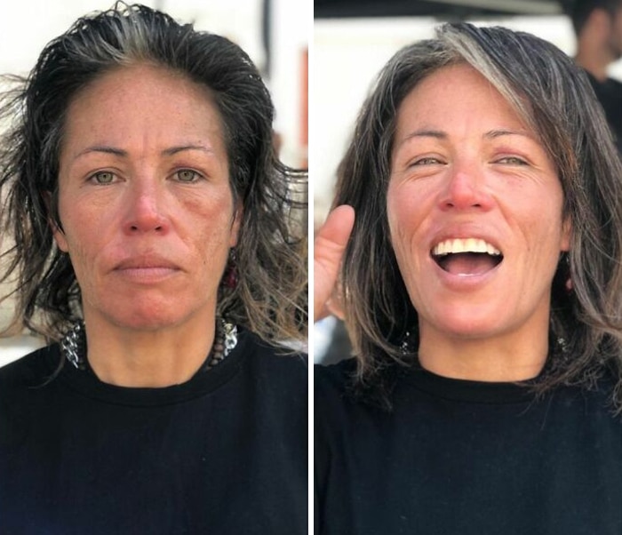 Barbeiro transforma pessoas sem-teto de graça e essas 30 fotos de antes e depois 27