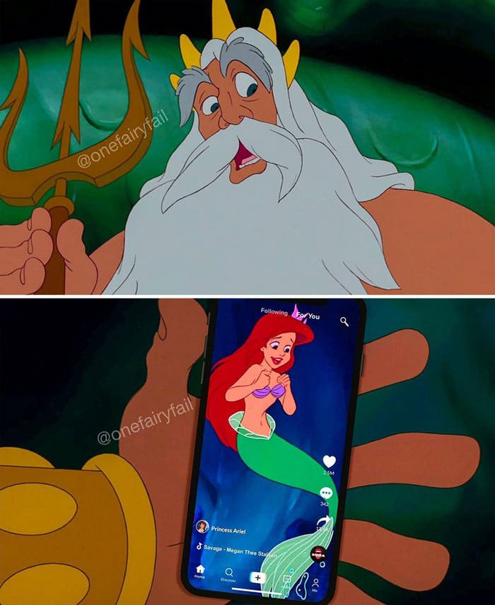 E se os personagens da Disney tivesse celulares e computadores? 6