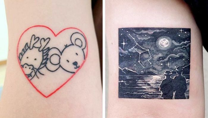 Um artista transforma tatuagens em cenas de outro mundo 8
