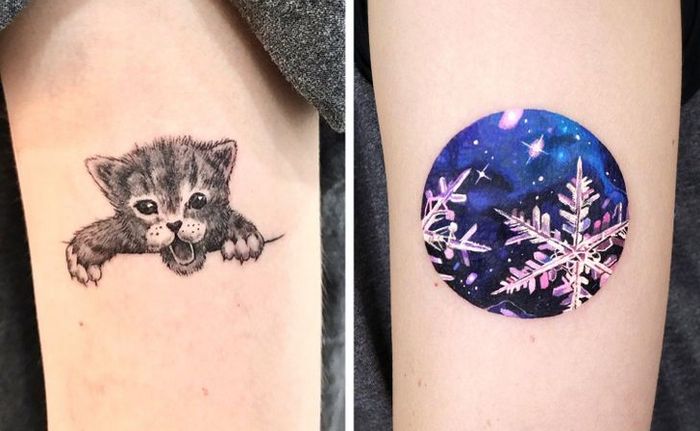 Um artista transforma tatuagens em cenas de outro mundo 10