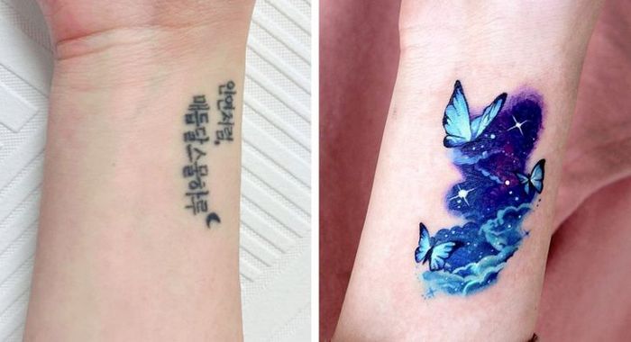 Um artista transforma tatuagens em cenas de outro mundo 11