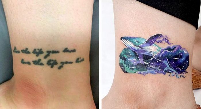 Um artista transforma tatuagens em cenas de outro mundo 15