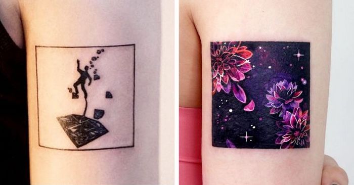 Um artista transforma tatuagens em cenas de outro mundo 22