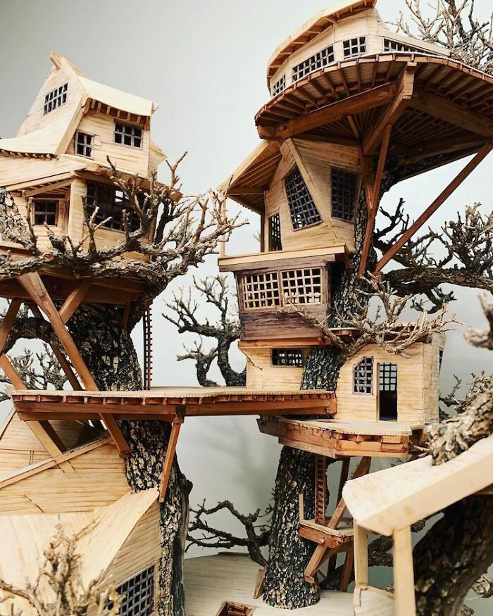 24 fantásticas casas na árvore de bonsai 3