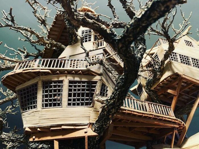 24 fantásticas casas na árvore de bonsai 17