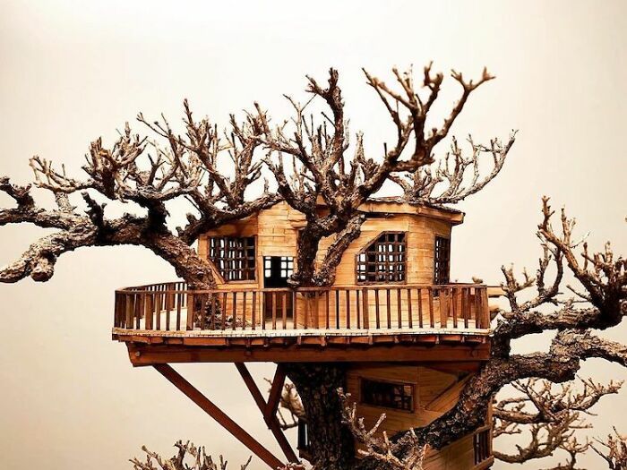 24 fantásticas casas na árvore de bonsai 20