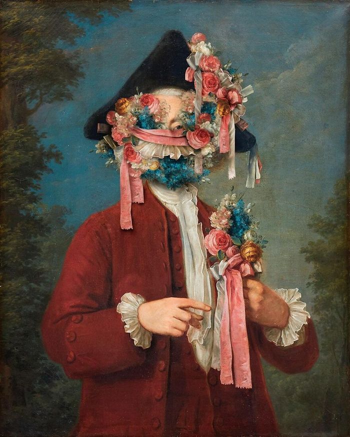 Artista coloca máscaras em pinturas clássicas, e o Instagram está adorando 7