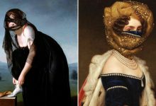 Artista coloca máscaras em pinturas clássicas, e o Instagram está adorando 21
