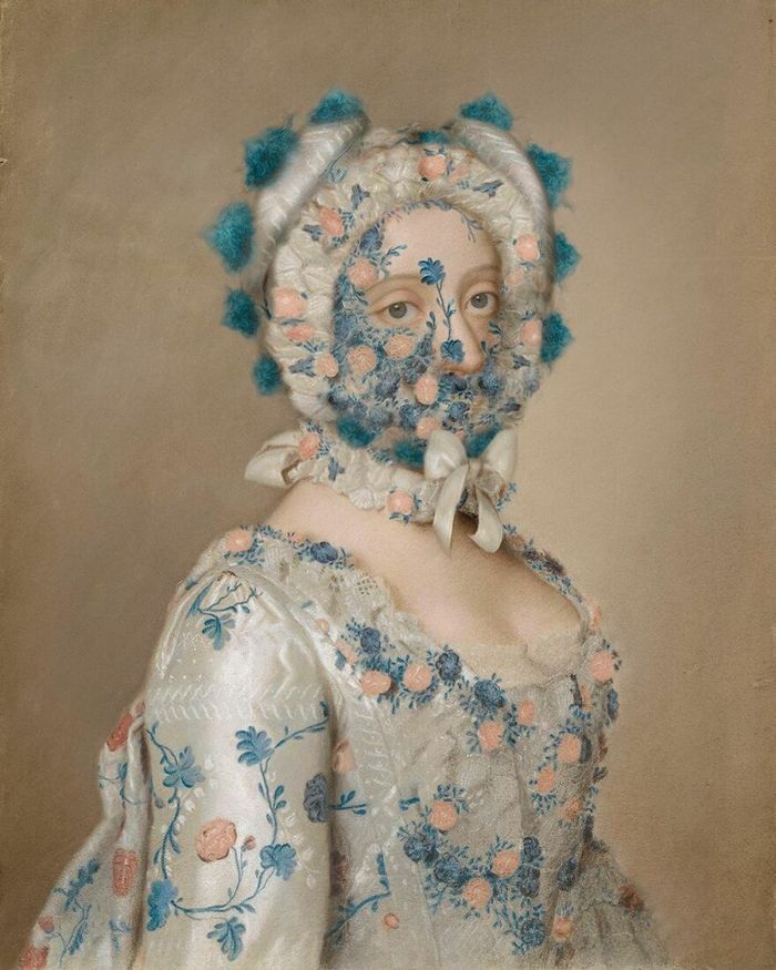 Artista coloca máscaras em pinturas clássicas, e o Instagram está adorando 24