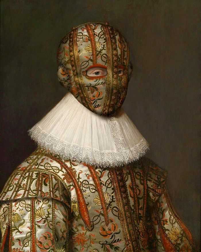 Artista coloca máscaras em pinturas clássicas, e o Instagram está adorando 27
