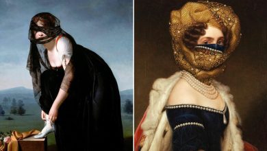 Artista coloca máscaras em pinturas clássicas, e o Instagram está adorando 23