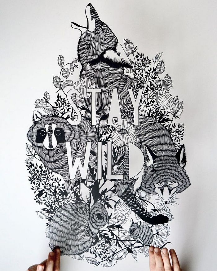 Artista faz obras de artes extremamente complexas com papel e bisturi 2