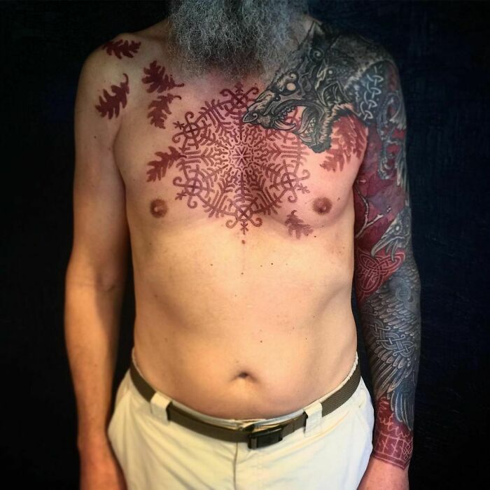 52 melhores tatuagem Viking e Nórdica para você se inspirar 12