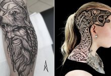 52 melhores tatuagem Viking e Nórdica para você se inspirar 42