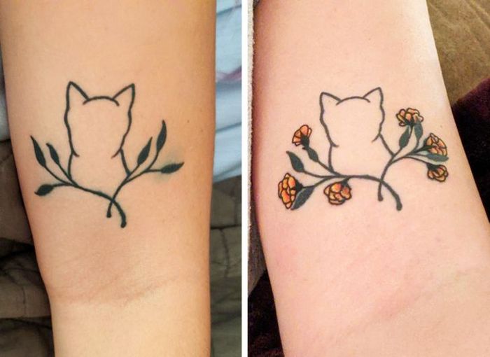 36 pessoas que decidiram dar uma segunda chance para suas antigas tatuagens 6