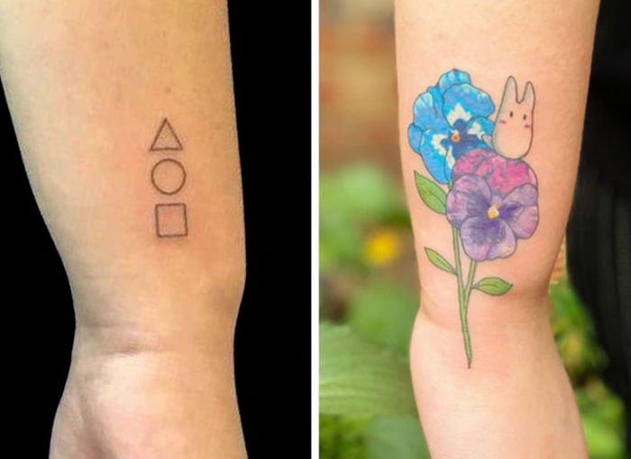 36 pessoas que decidiram dar uma segunda chance para suas antigas tatuagens 11
