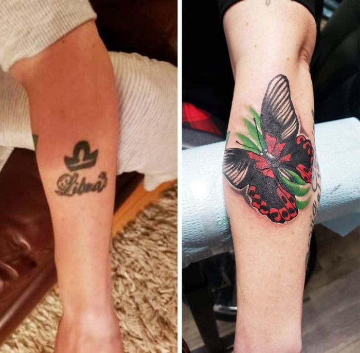 36 pessoas que decidiram dar uma segunda chance para suas antigas tatuagens 15