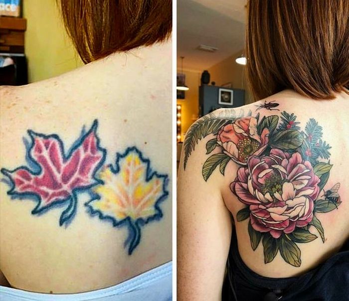 36 pessoas que decidiram dar uma segunda chance para suas antigas tatuagens 25