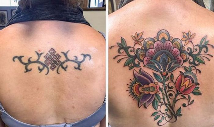 36 pessoas que decidiram dar uma segunda chance para suas antigas tatuagens 26