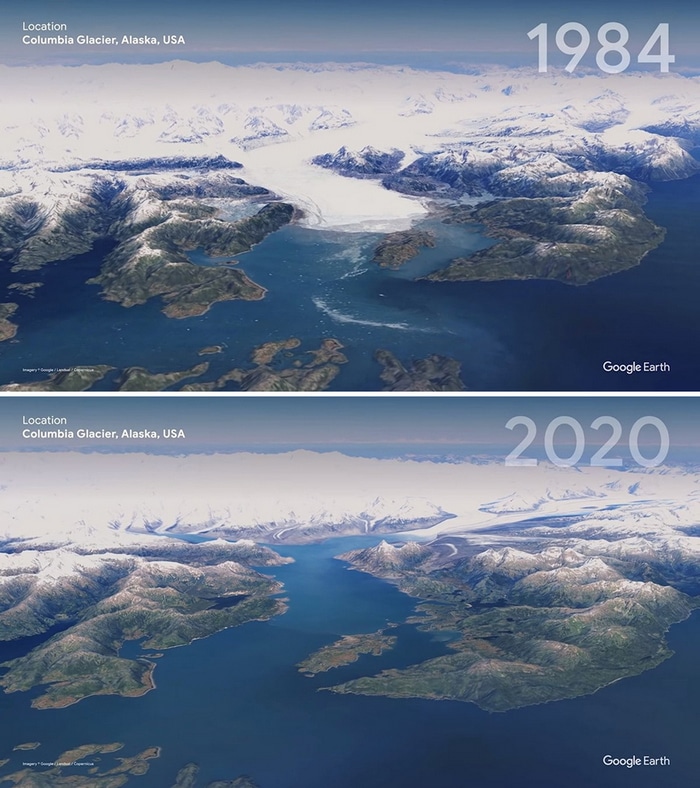 O Google Earth mostra o que os humanos fizeram com a Terra de 1984 a 2020 2