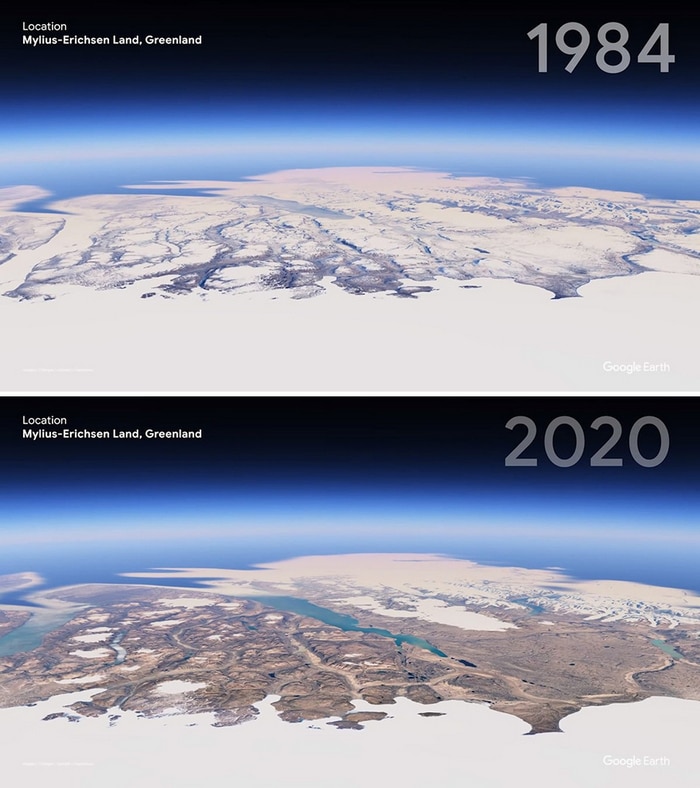 O Google Earth mostra o que os humanos fizeram com a Terra de 1984 a 2020 7