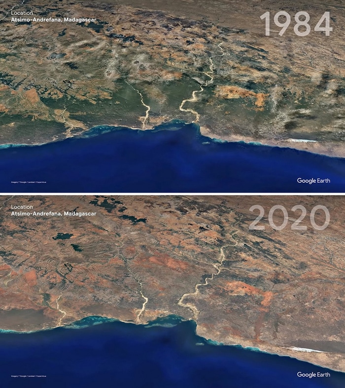 O Google Earth mostra o que os humanos fizeram com a Terra de 1984 a 2020 11