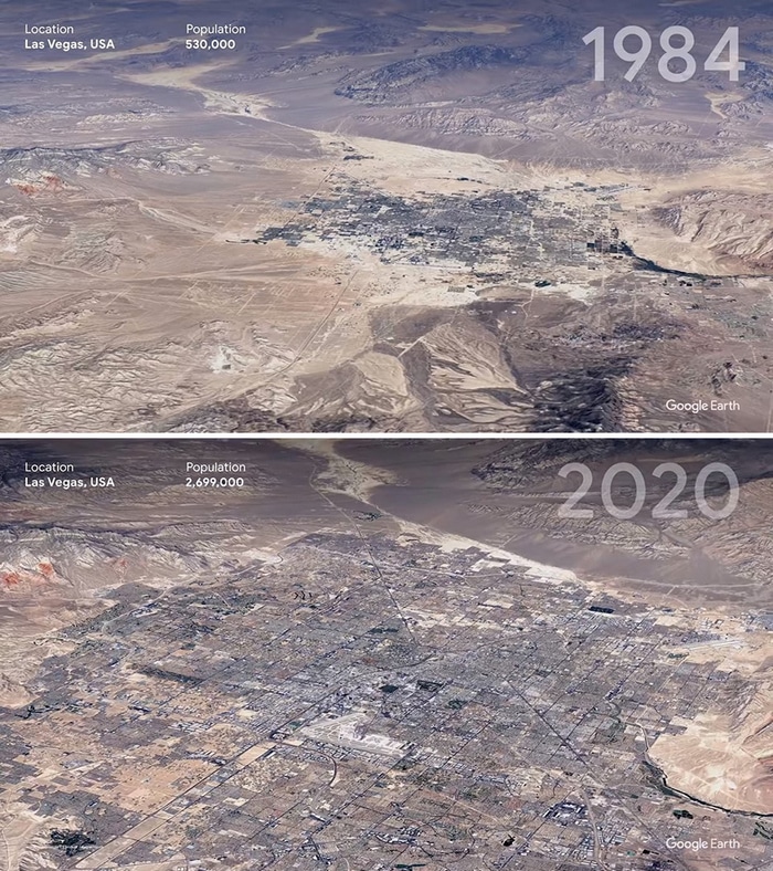 O Google Earth mostra o que os humanos fizeram com a Terra de 1984 a 2020 12