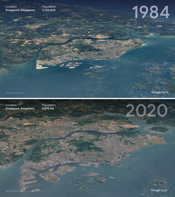 O Google Earth mostra o que os humanos fizeram com a Terra de 1984 a 2020 13