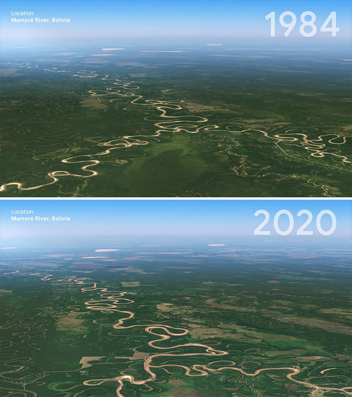O Google Earth mostra o que os humanos fizeram com a Terra de 1984 a 2020 14