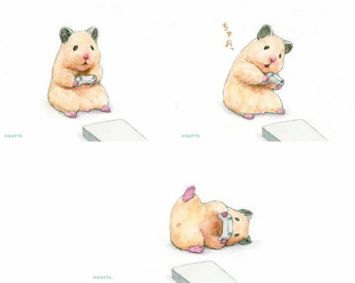 34 Ilustrações saudáveis ​​de um Hamster Chamado Sukeroku 20