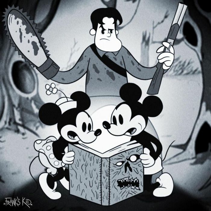 Mickey e Minnie encontram personagens de terror 6
