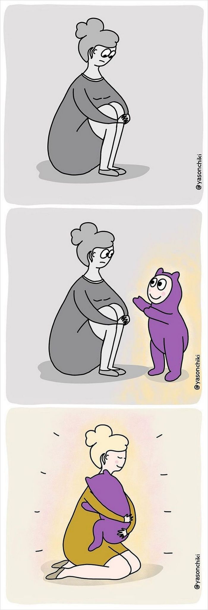 17 quadrinhos de como ser mãe é um desafio 8