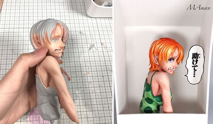 Artista transforma estatuetas em esculturas ultra realistas de personagens de anime (38 fotos) 9