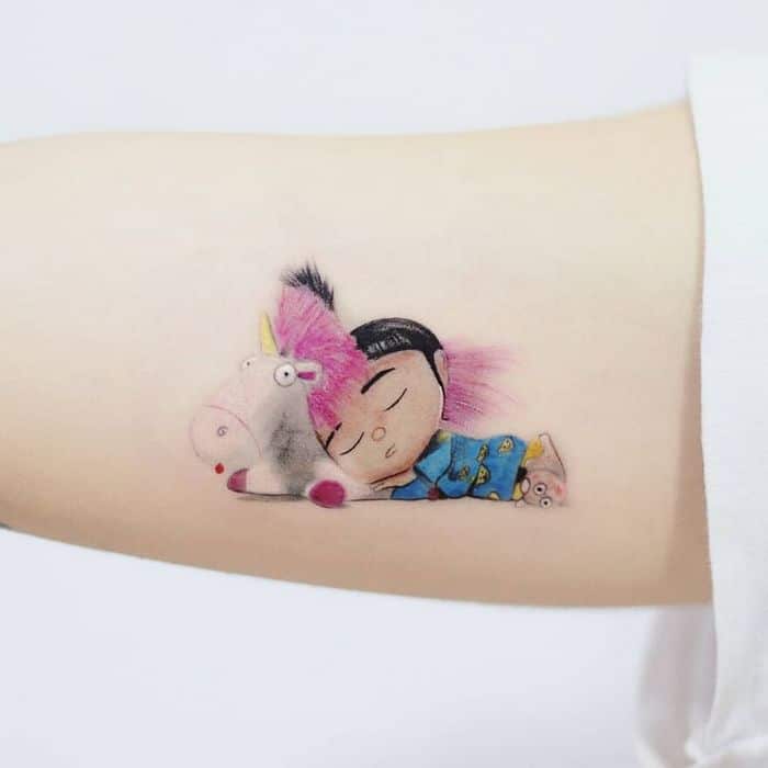 39 tatuagens detalhadas de personagens e pinturas populares de Hanak Adik 6