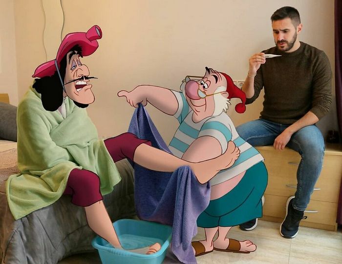 Artista recria situações do dia a dia com personagens da Disney e o resultado é incrível (35 fotos) 31