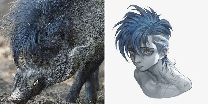 Este artista usa animais como inspiração para criar personagens originais de anime (23 fotos) 17