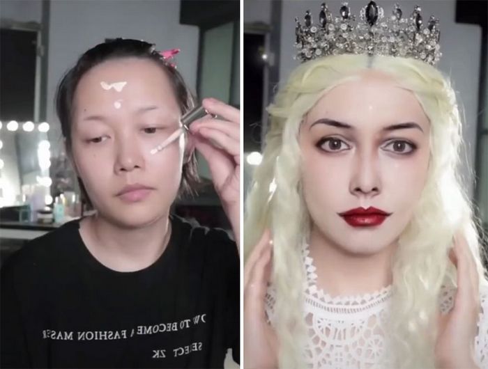 Esta maquiadora pode se transformar em qualquer celebridades, e ela está se tornando viral no TikTok (20 fotos) 14