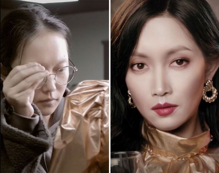 Esta maquiadora pode se transformar em qualquer celebridades, e ela está se tornando viral no TikTok (20 fotos) 18