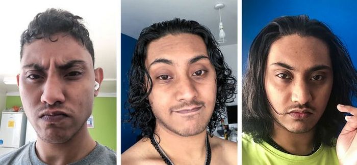 28 pessoas que mudaram radicalmente depois que deixaram o cabelo crescer 14