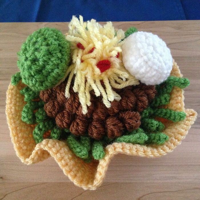 Artista cria comida de crochê com aparência deliciosa e você provavelmente vai querer comê-la (34 fotos) 10