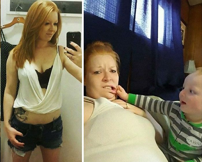 46 fotos hilárias de antes e depois de como a vida muda depois de ter filhos 29