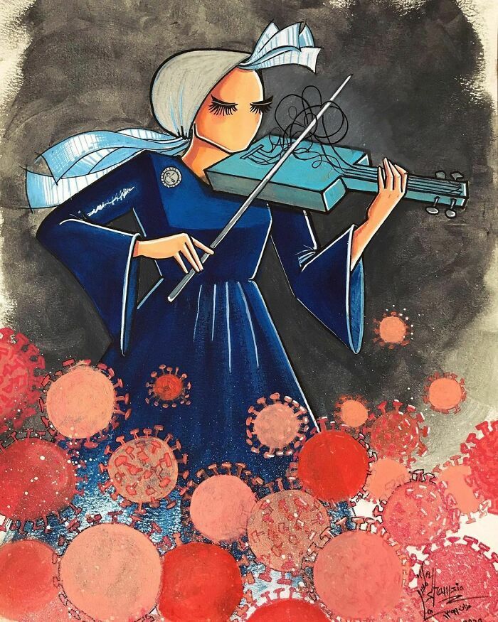 42 obras de arte tocantes da primeira artista de rua feminina do Afeganistão, Shamsia Hassani 23