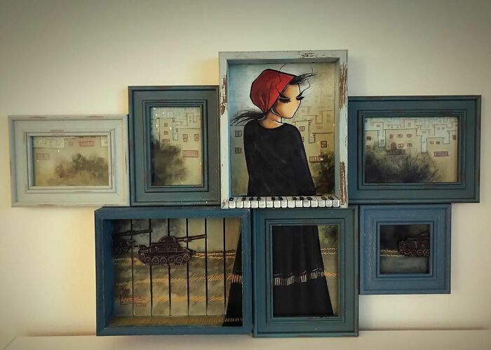 42 obras de arte tocantes da primeira artista de rua feminina do Afeganistão, Shamsia Hassani 29