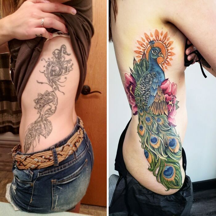 38 pessoas que cobriram suas tatuagens de forma para lá de criativas 29