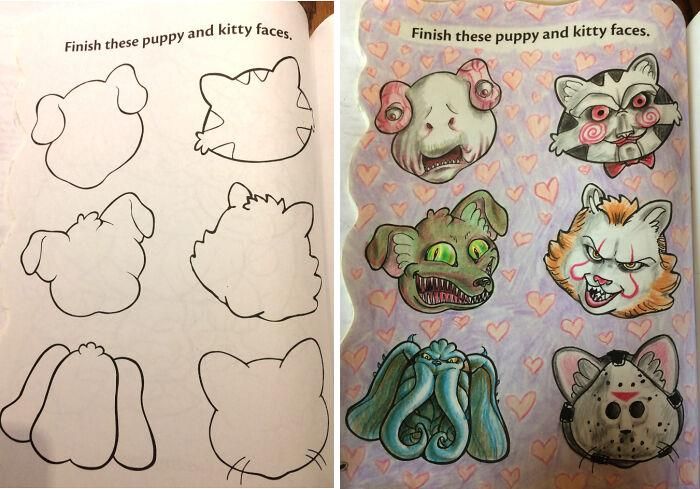 47 vezes que livros de colorir infantis foram corrompidos por adultos 44