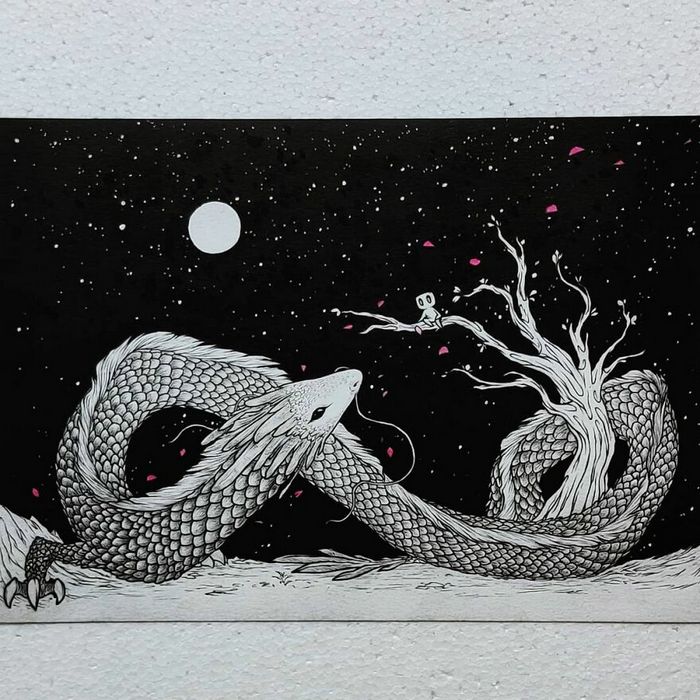 Ilustrador combina animais, pessoas e o céu noturno para criar arte mágica (26 fotos) 16