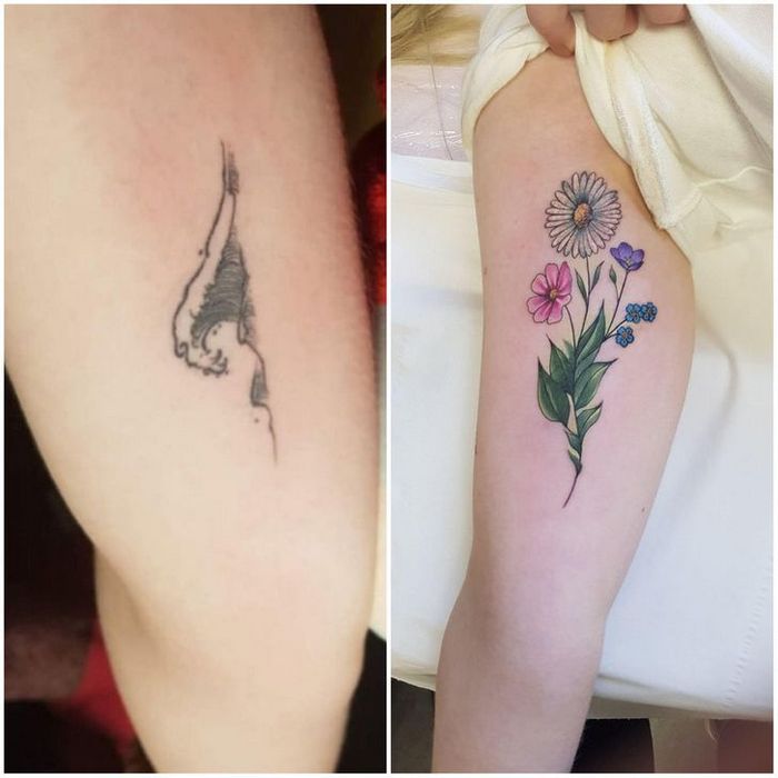 28 pessoas que decidiram dar uma segunda chance para suas antigas tatuagens 3