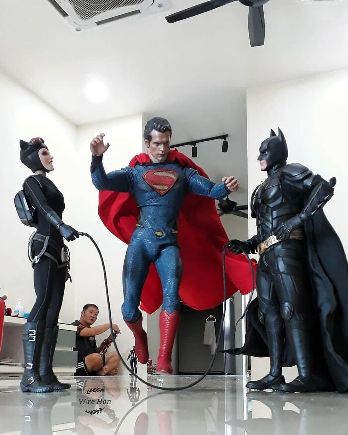 Este cara usa a perspectiva para criar cenas incríveis com bonecos de super-heróis (40 fotos) 2