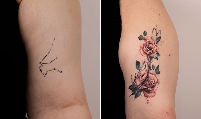 59 exemplos surpreendentes de mestres de tinta dando uma reforma incrível em tatuagens velha e feia 46