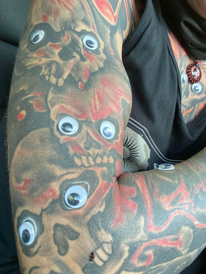 54 tatuagens inspiradas no Halloween de pessoas que fizeram seu amor pelo terror permanente 4